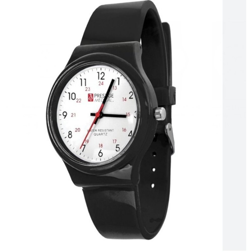 Prestige Medical student scrub watch water-resistant plastic strap -Black - Picture 2 of 8